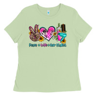 Matcha peace love hair stylist Ladies Tee - AdoDesignShop