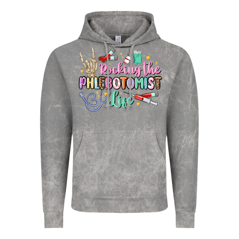 Rocking The Phlebotomist Life Vintage Hoodie by MaliasSmallBusiness | Teevron
