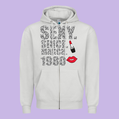 Sexy Since March 1980 Zipper Hoodie Designed By Bettercallsaul