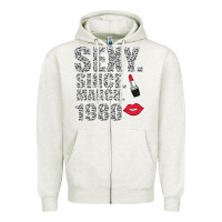Oatmeal Heather Sexy Since March 1980 Zipper Hoodie - Bettercallsaul