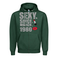 Sports Green Sexy Since March 1980 Zipper Hoodie - Bettercallsaul
