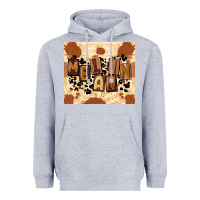 Heather Grey melanin Heavyweight Hoodie - CowGirlArtShop