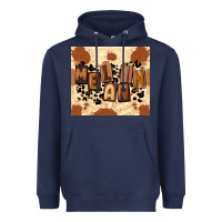 Navy melanin Heavyweight Hoodie - CowGirlArtShop