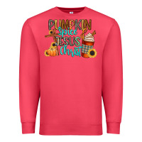 Cardinal pumpkin spice and jesus christ Premium Sweatshirt - CowGirlArtShop