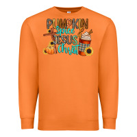 Carrot pumpkin spice and jesus christ Premium Sweatshirt - CowGirlArtShop