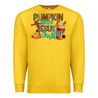 Lemon pumpkin spice and jesus christ Premium Sweatshirt - CowGirlArtShop