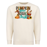 Sandshell pumpkin spice and jesus christ Premium Sweatshirt - CowGirlArtShop