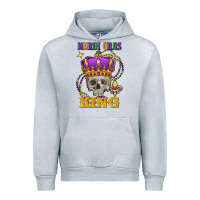 Heather Grey skull mardi gras king Urban Hoodie - FaDigitalArtStudio