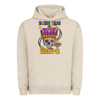 Pigment French Oak skull mardi gras king Urban Hoodie - FaDigitalArtStudio