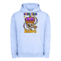 Pigment Grape Ice skull mardi gras king Urban Hoodie - FaDigitalArtStudio