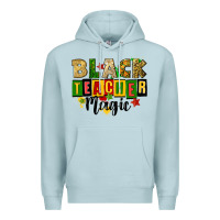 Blue Mist black teacher magic juneteenth Premium Hoodie - CowGirlArtShop