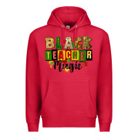 Cardinal black teacher magic juneteenth Premium Hoodie - CowGirlArtShop