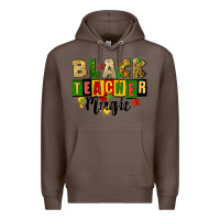 Coffee black teacher magic juneteenth Premium Hoodie - CowGirlArtShop