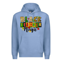 Colony Blue black teacher magic juneteenth Premium Hoodie - CowGirlArtShop