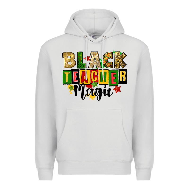 Black Teacher Magic Juneteenth Premium Hoodie by CowGirlArtShop | Teevron