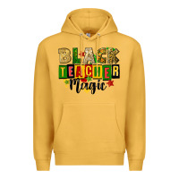Mustard black teacher magic juneteenth Premium Hoodie - CowGirlArtShop