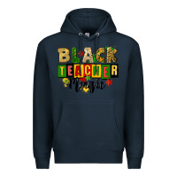 Navy black teacher magic juneteenth Premium Hoodie - CowGirlArtShop