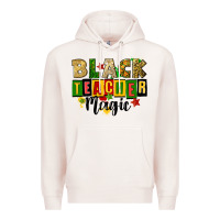 Pale Pink black teacher magic juneteenth Premium Hoodie - CowGirlArtShop