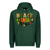 Sports Green black teacher magic juneteenth Premium Hoodie - CowGirlArtShop