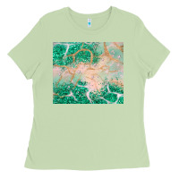 Matcha green glitter Ladies Tee - JahusDesignShop