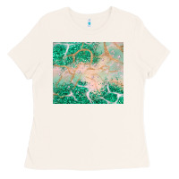 Bone green glitter Ladies Tee - JahusDesignShop