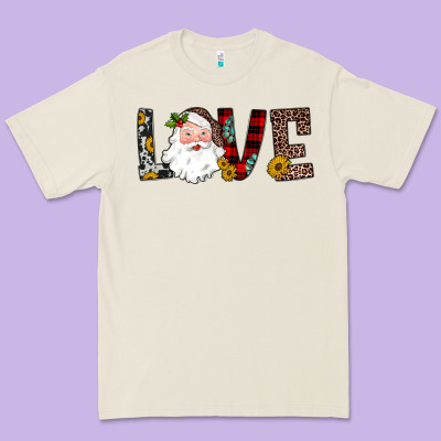 Love Santa Premium Tee Designed By Jahusdesignshop