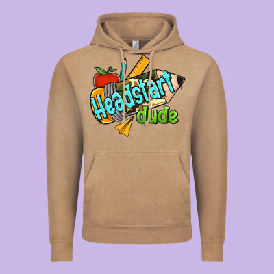 Headstart Dude Vintage Hoodie Designed By Jasminsmagicworld