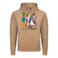 Vintage Coffee 100 days of school Vintage Hoodie - MaliasSmallBusiness