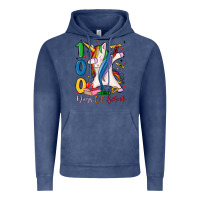 Vintage Denim 100 days of school Vintage Hoodie - MaliasSmallBusiness