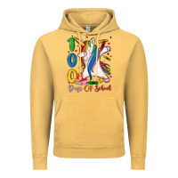 Vintage Mustard 100 days of school Vintage Hoodie - MaliasSmallBusiness