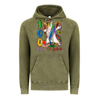 Vintage Olive 100 days of school Vintage Hoodie - MaliasSmallBusiness