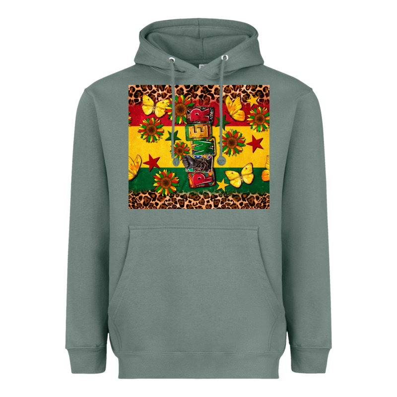 Power Juneteenth Heavyweight Hoodie by CowGirlArtShop | Teevron