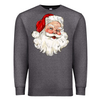 Charcoal Heather santa claus Premium Sweatshirt - CowGirlArtShop