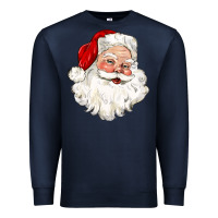 Navy santa claus Premium Sweatshirt - CowGirlArtShop