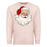Pale Pink santa claus Premium Sweatshirt - CowGirlArtShop