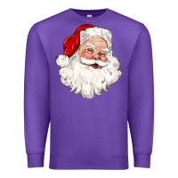 Purple santa claus Premium Sweatshirt - CowGirlArtShop
