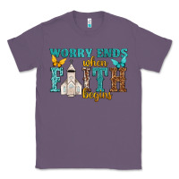 Lavender worry ends when faith begins Classic Tee - NancyCooperArtShop
