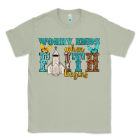 Matcha worry ends when faith begins Classic Tee - NancyCooperArtShop