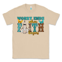 Mushroom worry ends when faith begins Classic Tee - NancyCooperArtShop