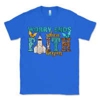 True Royal worry ends when faith begins Classic Tee - NancyCooperArtShop