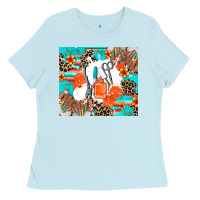 Baby Blue nail artist Ladies Tee - AdoDesignShop