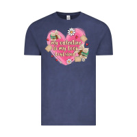 Vintage Denim my valentine is my look boyfriend Vintage Tee - MaliasSmallBusiness