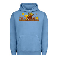 Pigment Pebble Blue winner cup american football libbey glass Urban Hoodie - BundleAndBundleShop