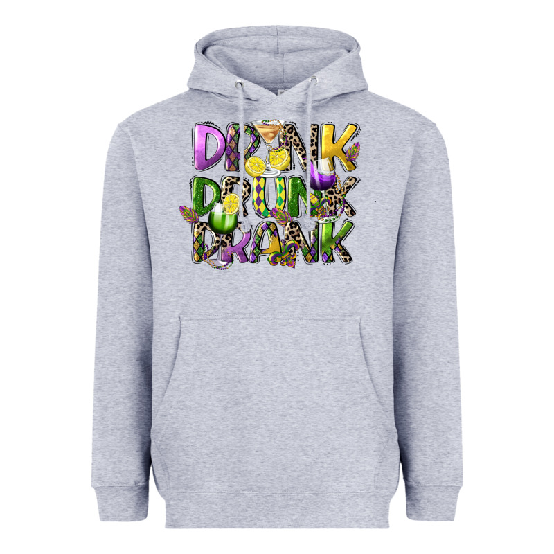 Drink Drunk Drank Heavyweight Hoodie by CowGirlArtShop | Teevron
