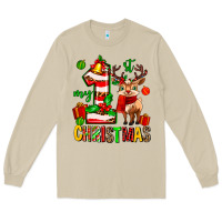 Mushroom my first christmas reindeer Long Sleeve Tee - MaliasSmallBusiness