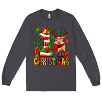 Smoke my first christmas reindeer Long Sleeve Tee - MaliasSmallBusiness