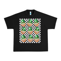 Black boujee checker board leprechaun Urban Heavy Tee - MaliasSmallBusiness