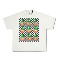 Pistachio boujee checker board leprechaun Urban Heavy Tee - MaliasSmallBusiness