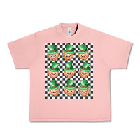 Salmon boujee checker board leprechaun Urban Heavy Tee - MaliasSmallBusiness