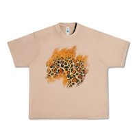 Burro leopard glitter patch Urban Heavy Tee - AdoDesignShop